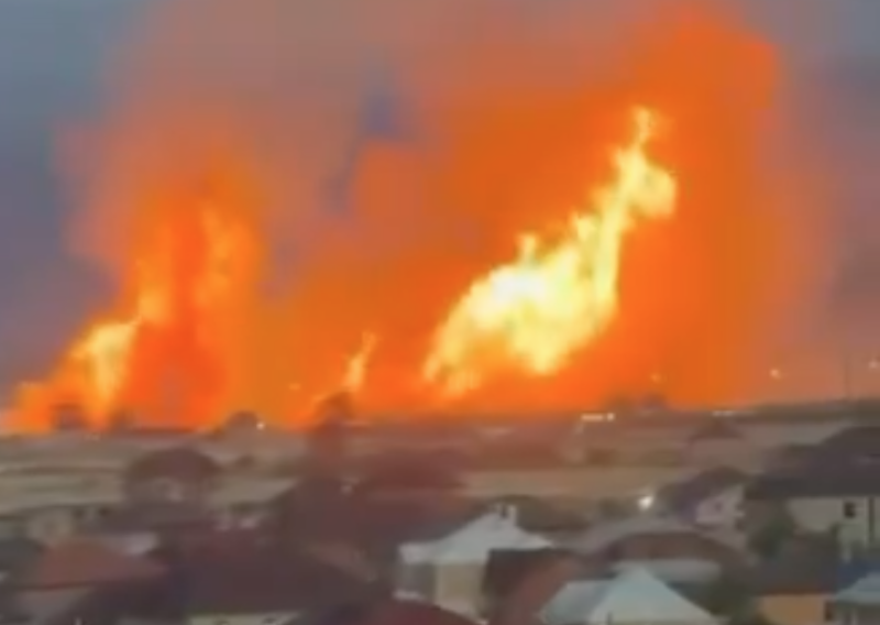 VIDEO Novi ukrajinski projektil težak šest tona snimljen iznad Rusije