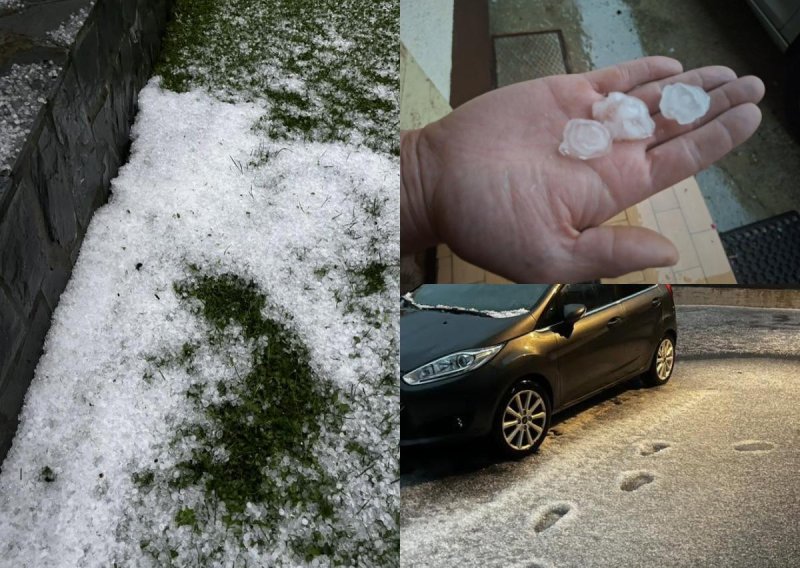 VIDEO Nevrijeme pokosilo Sloveniju: U Škofjoj Loki padala tuča veličine oraha, stižu strašne snimke