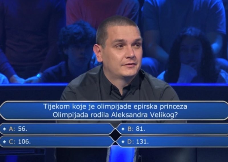 Kraj sezone 'Milijunaša' obilježili neizvjesni odgovori i vrijedan dobitak od 18.000 eura