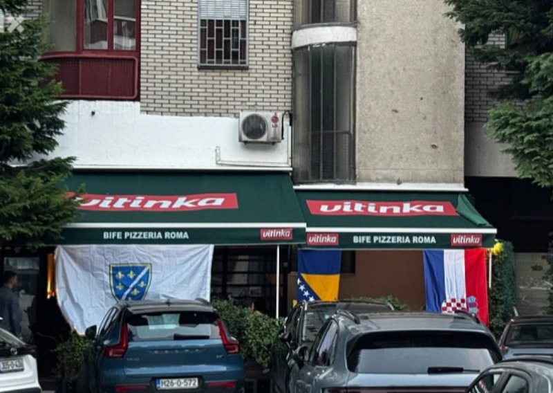 Zastave BiH i Hrvatske zajedno u srcu Sarajeva: Pogledajte kadrove koji su oduševili