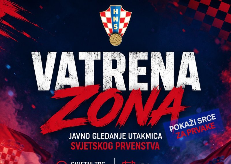 Cvjetni trg spreman za veliku nogometnu večer