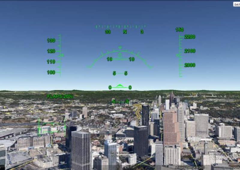 Google Earth dobio vlastiti simulator letenja