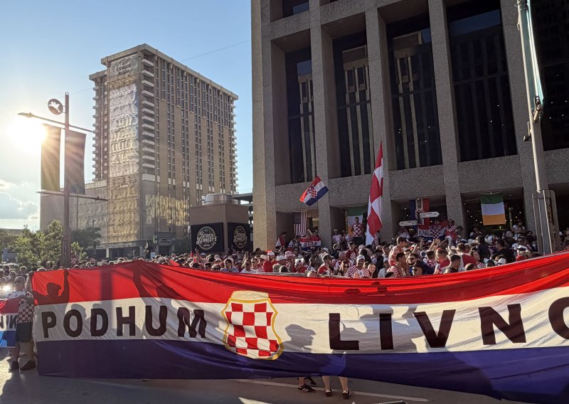 Hrvati su preuzeli Dallas: Pogledajte lude kadrove iz fan zone