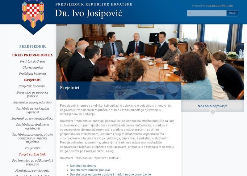 Kako je Jović preživio brisanje sa stranica predsjednik.hr
