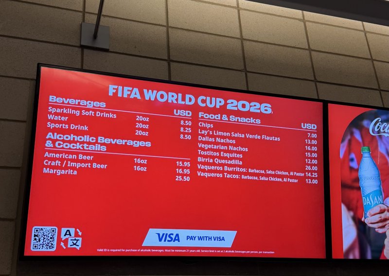 Cijene na stadionu u Dallasu ogromne: Pogledajte koliko koštaju pivo i hrana