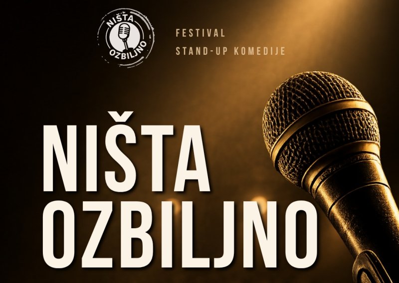 Zlatan Zuhrić Zuhra i Željko Pervan na ovogodišnjem stand-up festivalu Ništa ozbiljno