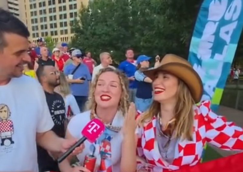Navijačice pred utakmicu nasmijale reportera: 'Ne žicamo karte za Hrvatsku, nego za Iđen Doli Fest'