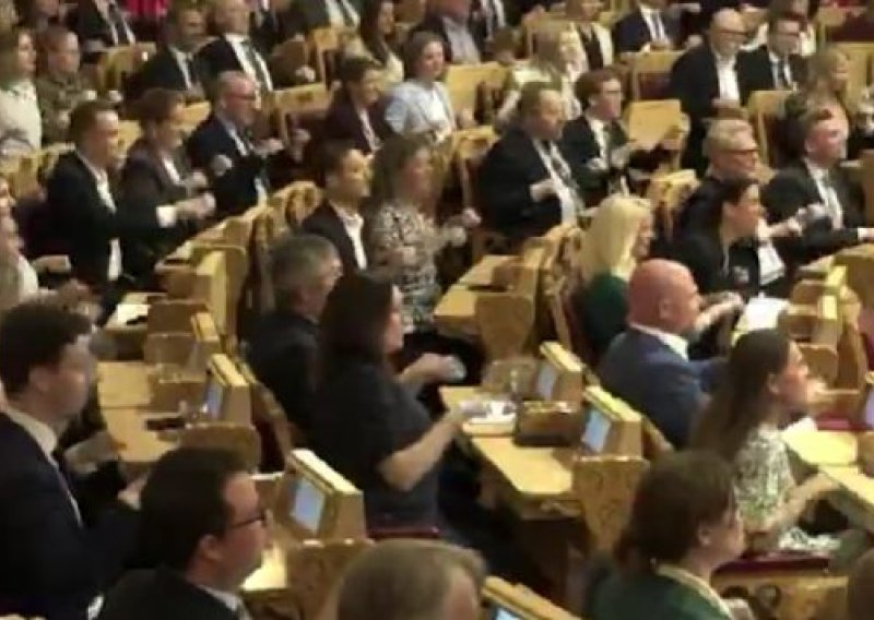 Norveški parlament postao hit zbog poteza podrške reprezentaciji: Snimka se širi internetom