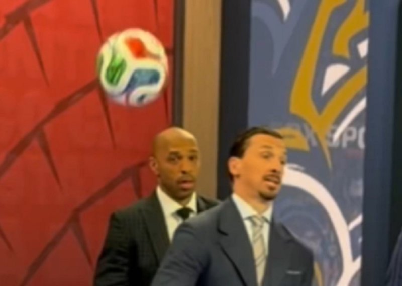Pogledajte kakav su šou Zlatan Ibrahimović i Thierry Henry napravili u pauzi između utakmica