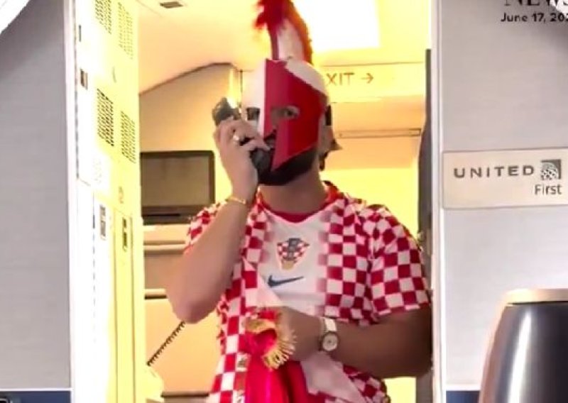 Neočekivana scena na letu United Airlinesa za SP: 'Podržite moju Hrvatsku'