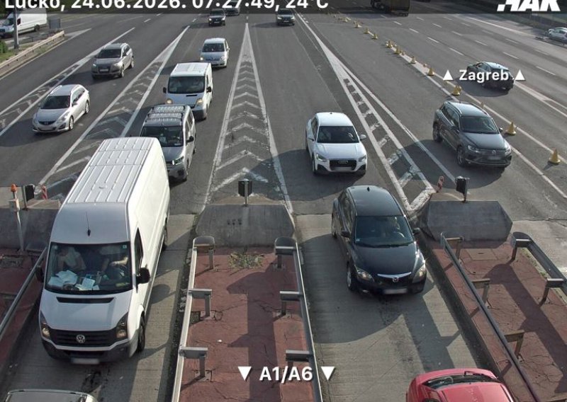 HAK javlja o kilometarskim kolonama kod Zagreba: Kod Učke uočen čovjek na autocesti