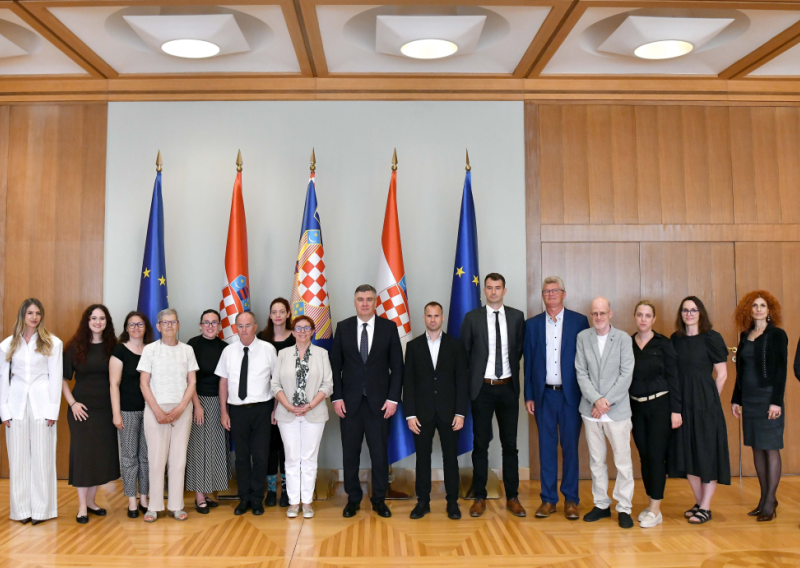 Milanović primio izaslanstvo Hrvatskog saveza gluhoslijepih osoba Dodir