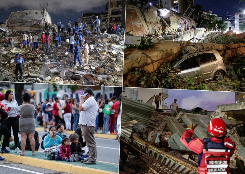 Strahuje se da su u Venezueli stradale tisuće: Deseci zgrada su se urušili, mnogi su pod ruševinama