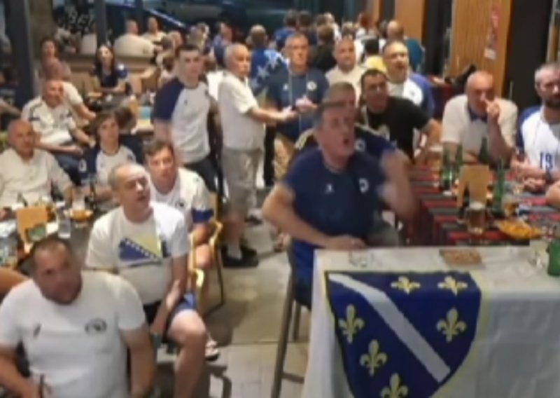 Navijač BiH u kafiću opsovao reprezentativca: Pogledajte što je uslijedilo sekundu kasnije
