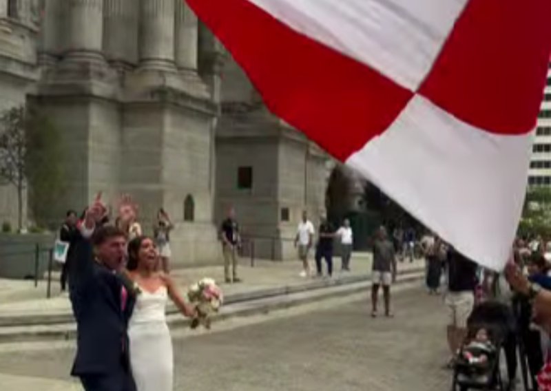 Hrvatski navijači u Philadelphiji naletjeli na mladence: Ono što je uslijedilo dugo će se pamtiti