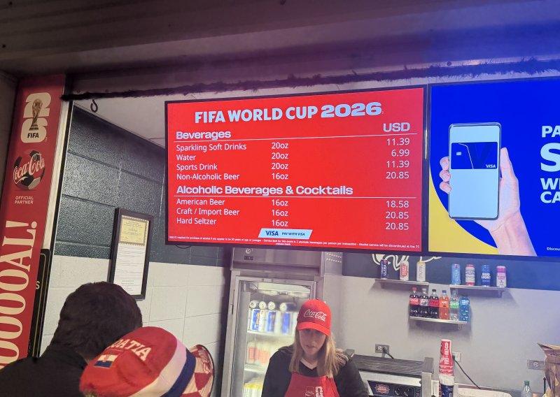 Hrvati u Philadelphiji zgroženi cijenama na stadionu: 'Što je ovo?'