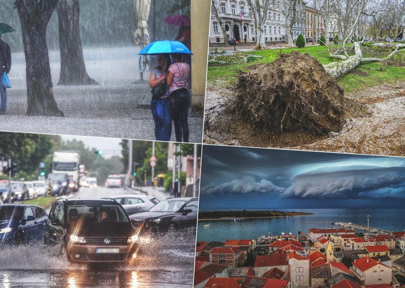 Nakon paklenih vrućina stiže žestok udar: DHMZ upozorava na oluje, tuču i bujične poplave