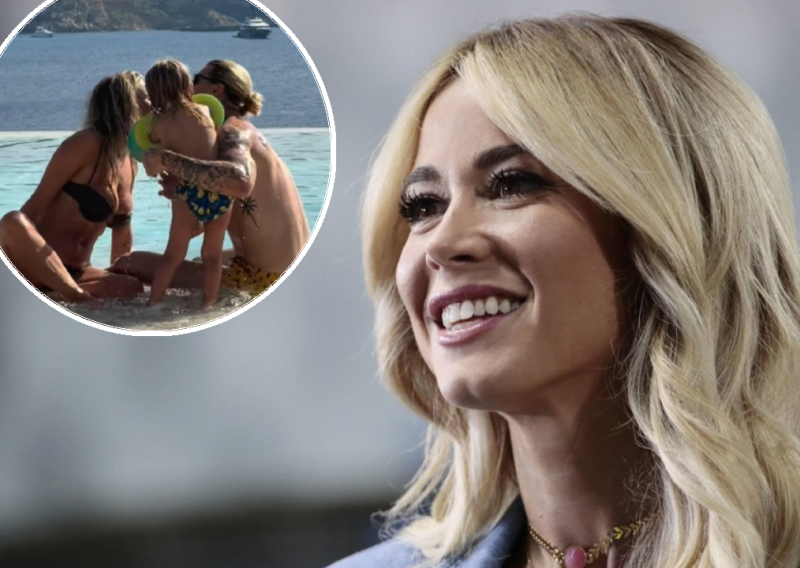 Diletta Leotta htjela je poljubiti supruga na plaži, ali onda je uskočila mala 'šefica' i nasmijala sve do suza