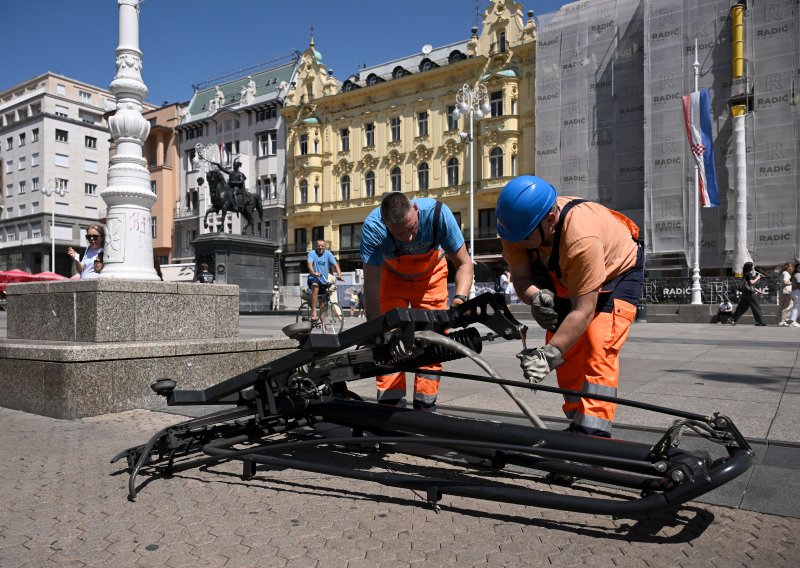 FOTO Oštetio se pantograf na tramvaju u središtu Zagreba