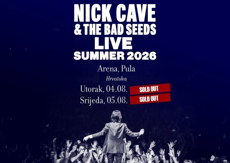 Nick Cave & The Bad Seeds rasprodali i drugi najavljeni koncert u pulskoj Areni