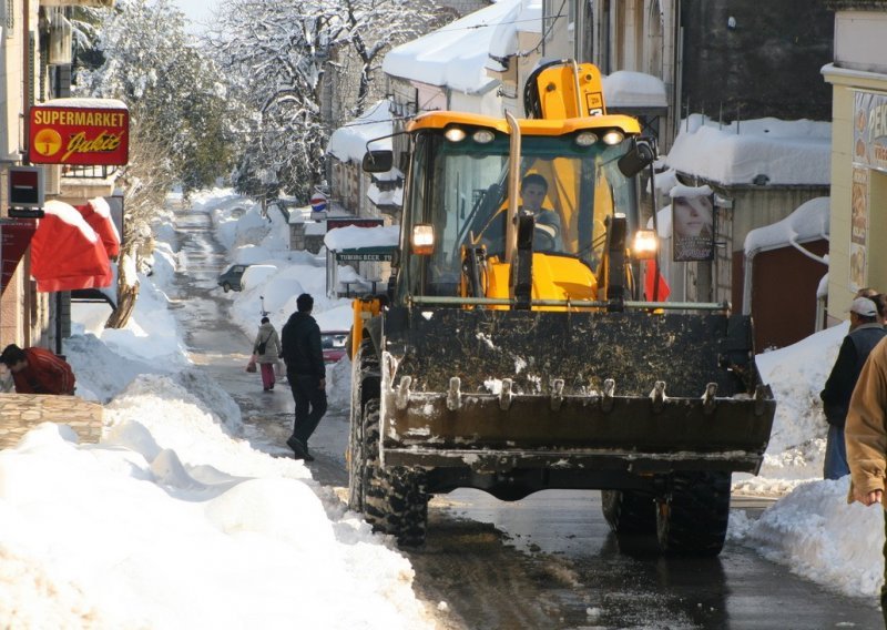 Vrgorčane novi snijeg nije iznenadio