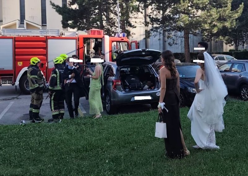 Dijete ostalo zaključano u automobilu tijekom svadbe u Zagrebu