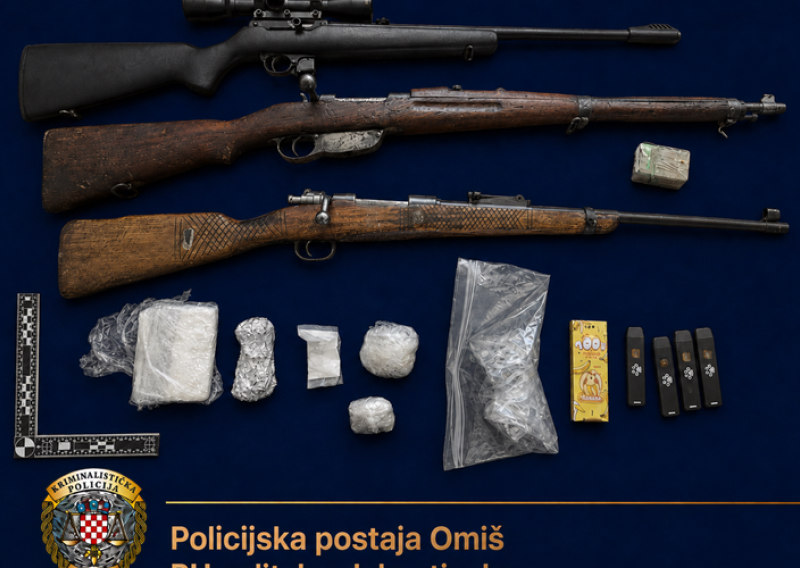Policija kod Omiša upala u dom mladića: Pogledajte što su mu sve pronašli