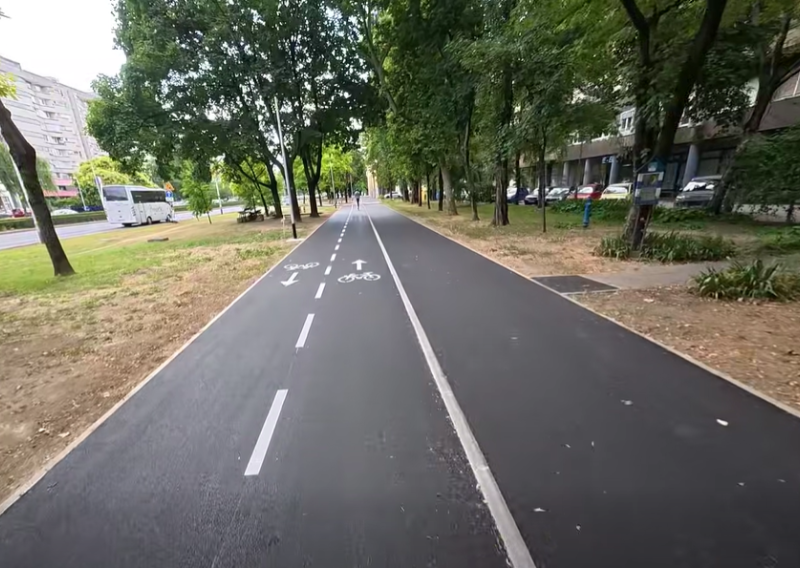 VIDEO Prva snimka nove velike biciklističke trase u Zagrebu