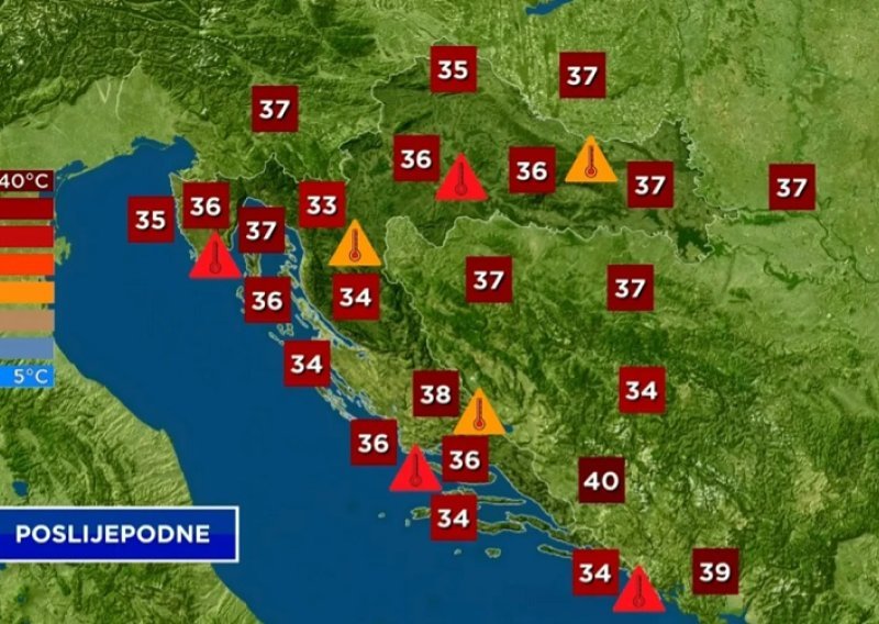 Gledatelji HRT-a ostali u nevjerici: U 'Dnevniku' najavili novi toplinski val uz prognozu staru dva tjedna