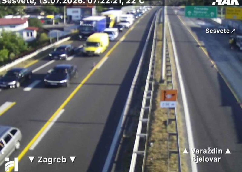 Na cestama prema Zagrebu stvaraju se kilometarske kolone: Evo gdje je najgore