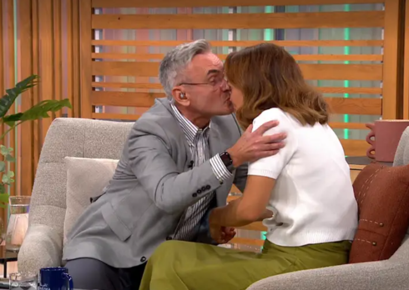 Davor Meštrović iznenadio Doris Pinčić poljupcem pred kamerama: 'Šokirat ću sve'
