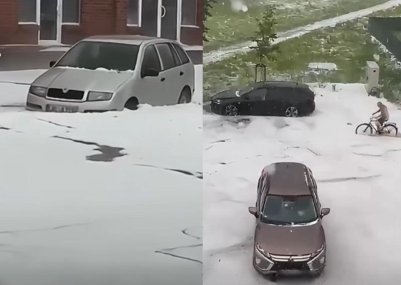VIDEO Ulice se zabijelile usred ljeta: Pogledajte nestvarne prizore iz Njemačke