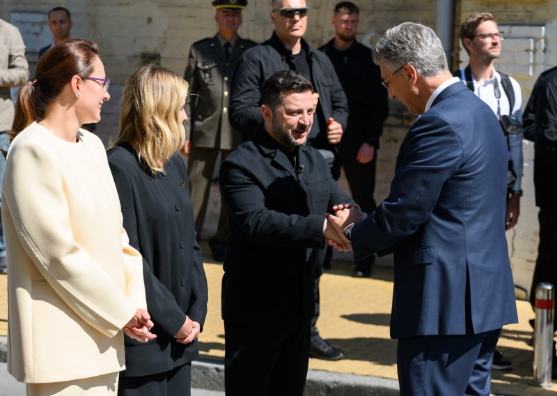 Europski čelnici stigli u Kijev: Pogledajte kako je izgledao dolazak Plenkovića