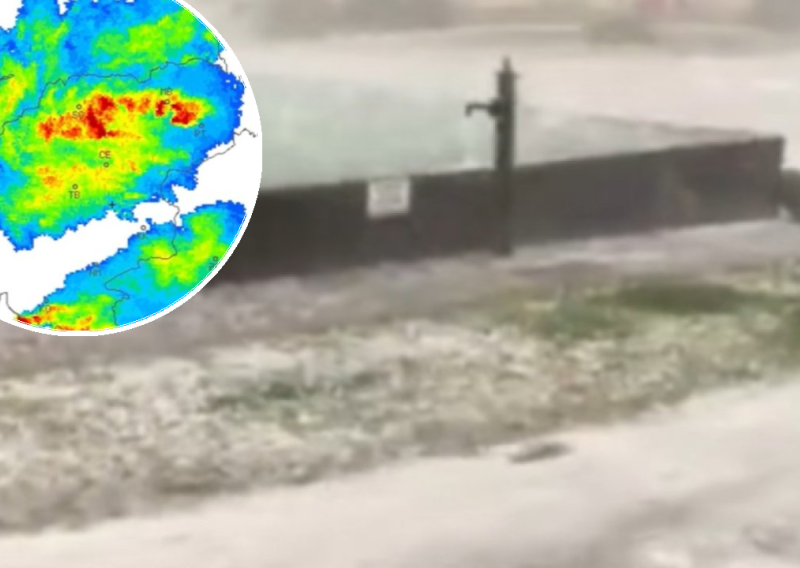 Nevrijeme protutnjalo Slovenijom, ulice se bijele: Opasni sustavi se brzo kreću prema Hrvatskoj