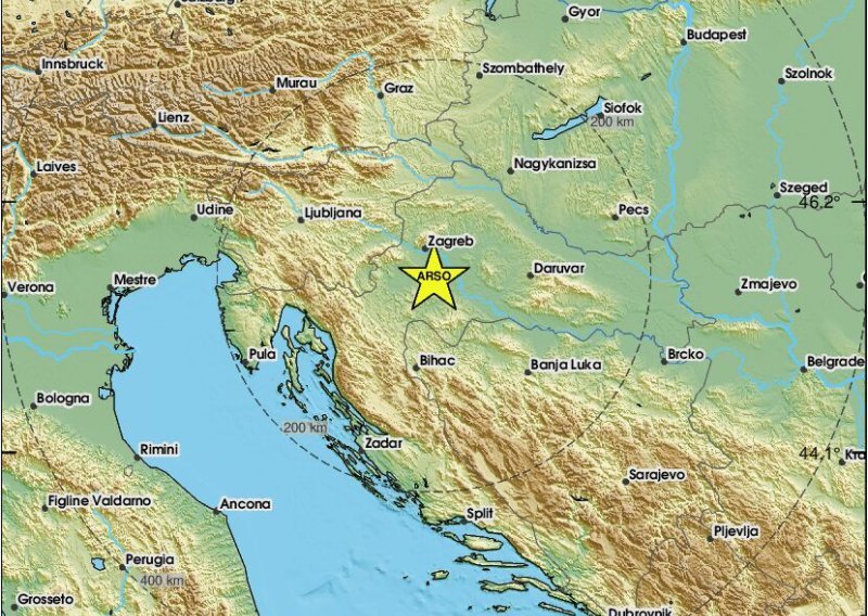 Potres u ranu zoru probudio stanovnike Petrinje i Siska