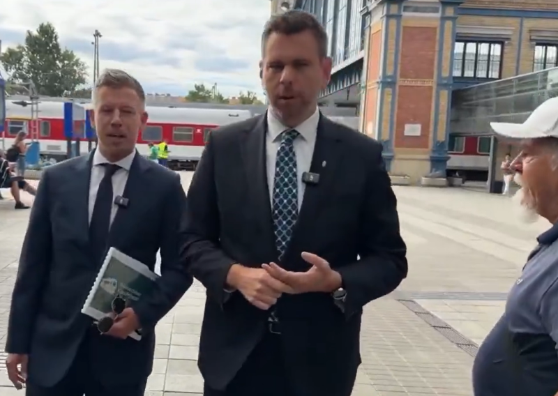 VIDEO Pljunuo mađarskog premijera pred kamerama: 'Imali ste obraza doći ovamo?'