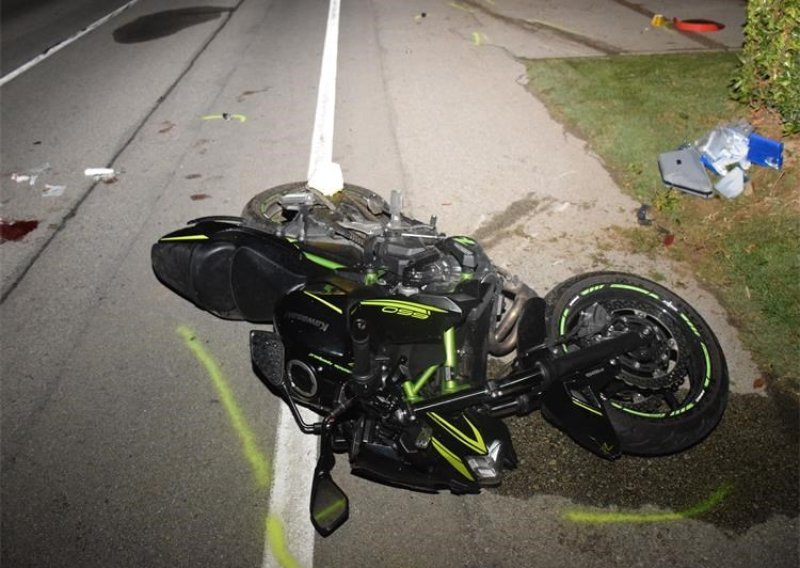 Sudar auta i motocikla: Policija razmatra je li posrijedi kazneno ili prekršajno djelo