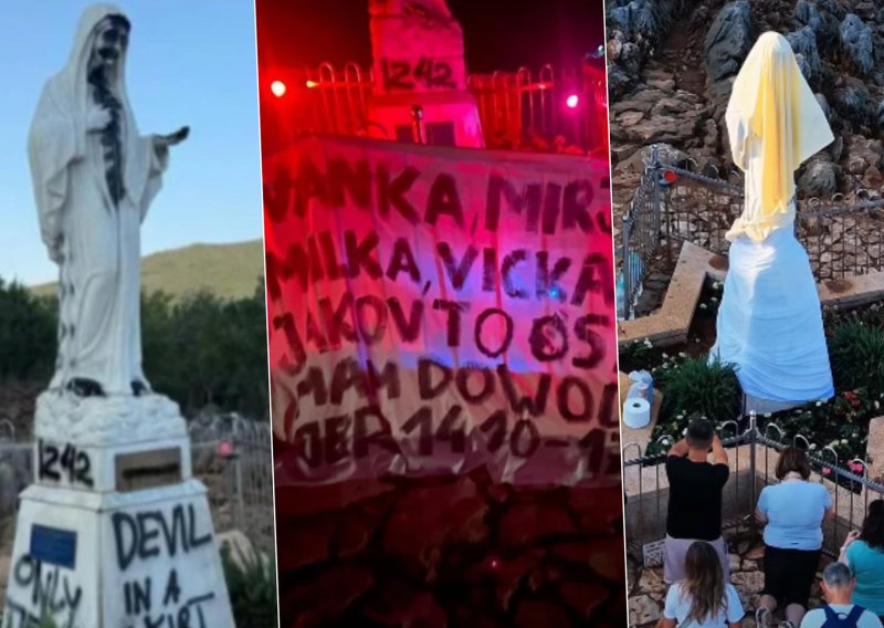 Tko je oskvrnuo Međugorje? Jedan transparent potaknuo brojne špekulacije, objavljene potresne scene