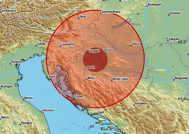 Potres uznemirio stanovnike Banovine: 'Dobro je zatreslo kuću'
