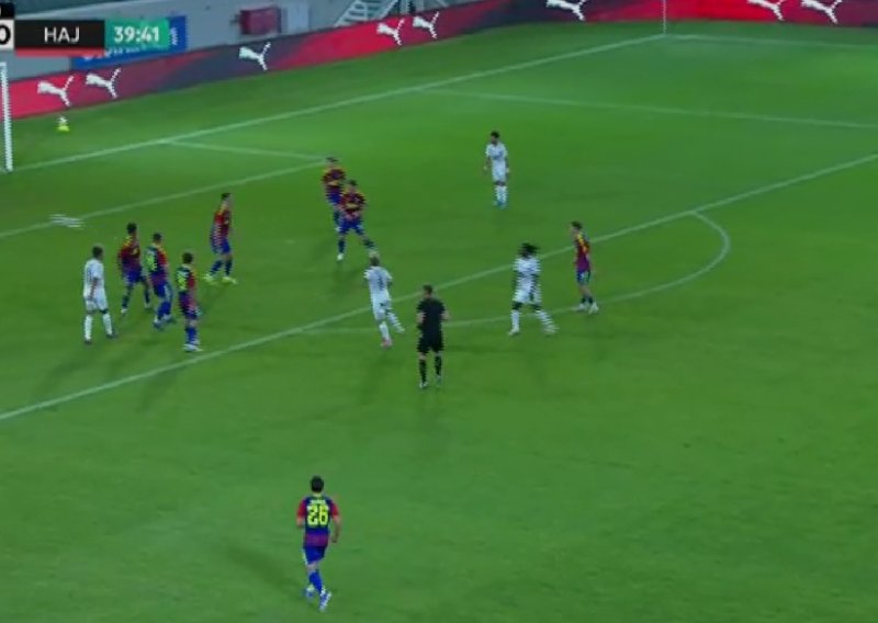 Šok za Hajduk pred sam kraj prvog poluvremena! Pogledajte gol koji donosi dramu na Cipru