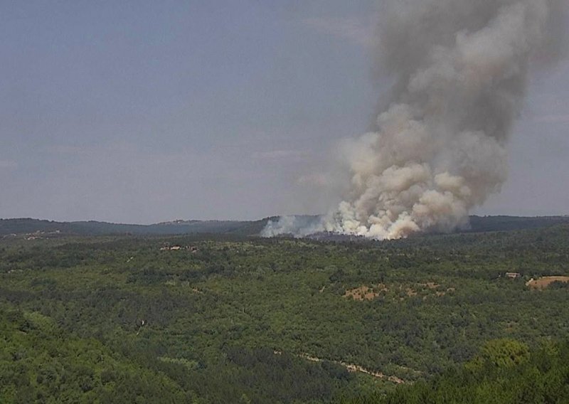 U Istri planulo više požara, uključeni i kanaderi