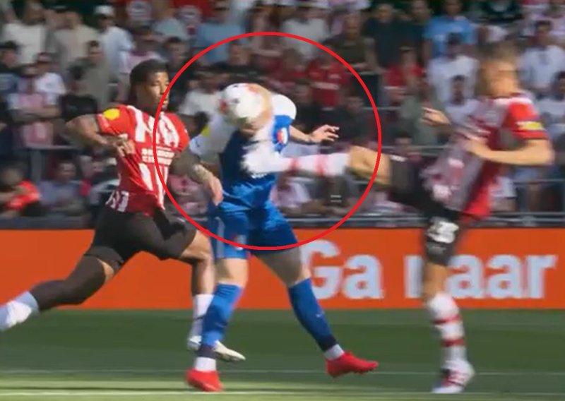 Pogledajte brutalni start Perišićeva suigrača: Kopačkom mu razbio glavu pa dobio crveni