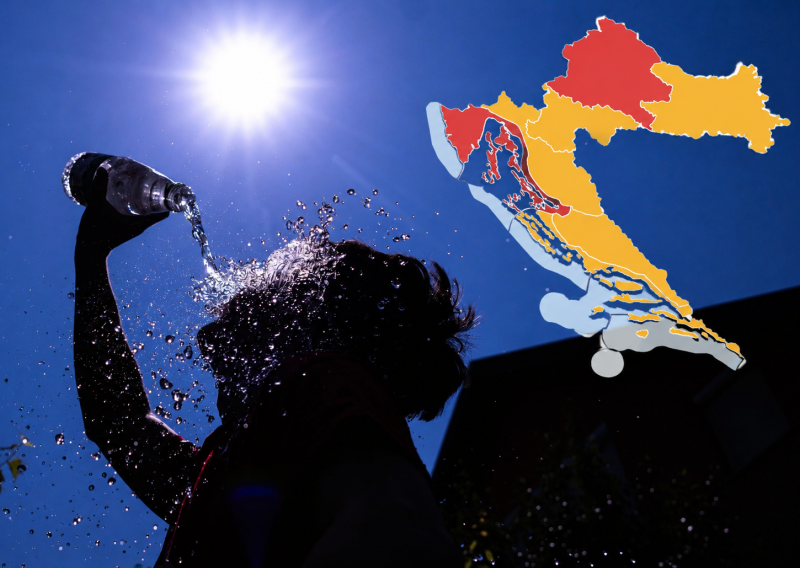 Predah neće dugo trajati: Udarne vrućine vraćaju se sutra - evo gdje će biti najgore