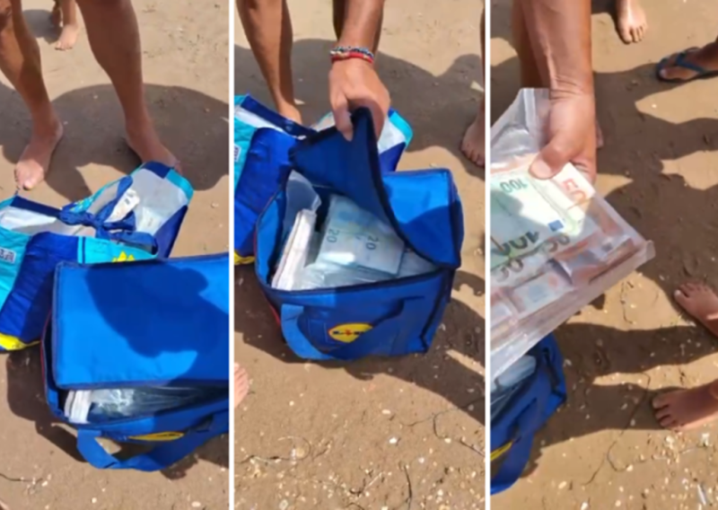 VIDEO U more bacili 700.000 eura: Kupači se 'počupali' za vreće novca