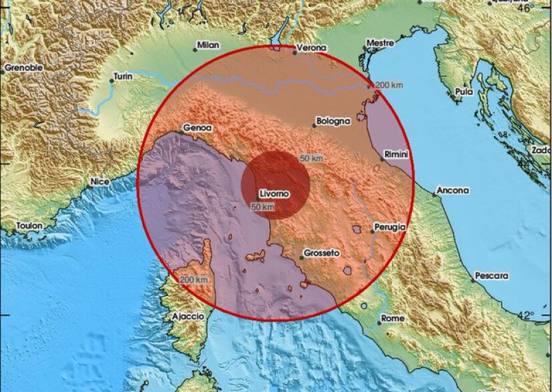 Jak potres pogodio Italiju