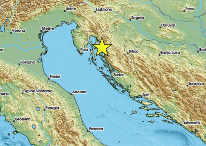 Potres na Kvarneru: 'Probudilo me, skočila sam iz kreveta'