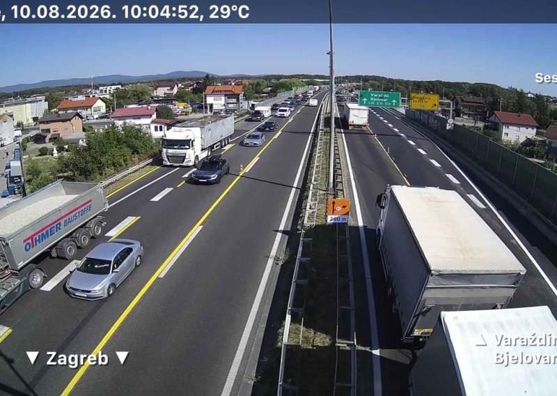 Vozači, naoružajte se strpljenjem: Kolone prema moru, na A4 kod Zagreba zastoj od 7 kilometara