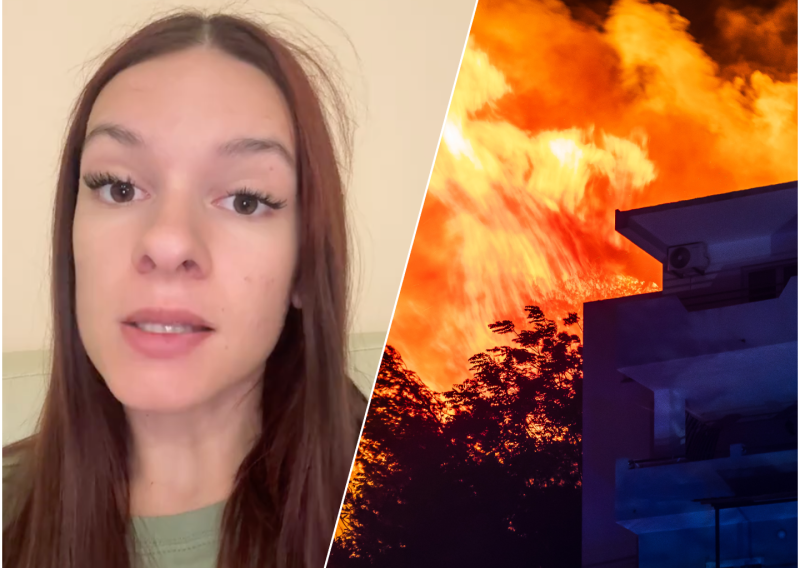 Influencerica u zadnji čas sa sinom pobjegla od vatre: 'Mene je sam Bog probudio'