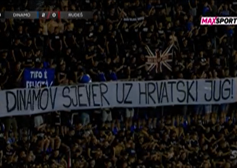 Bad Blue Boys razvili znakovit transparent nakon teških požara u Dalmaciji