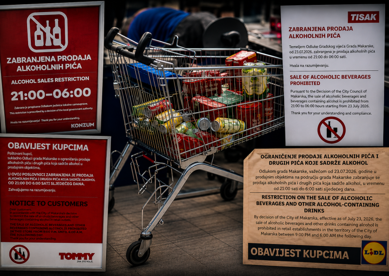 Pokušali smo kupiti alkohol u Makarskoj iza 21 sat. Evo kako smo prošli